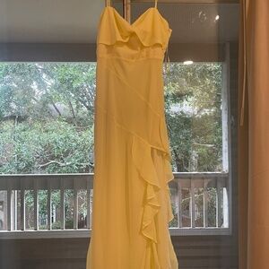 Kiyah midi dress- yellow